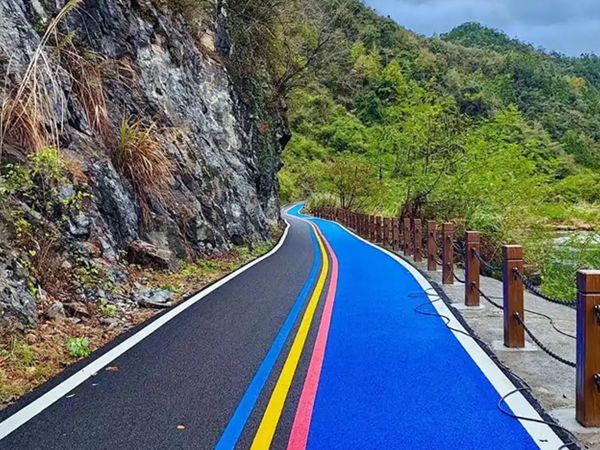 镇海彩色沥青道路
