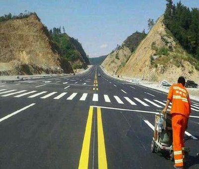 镇海杭州道路划线